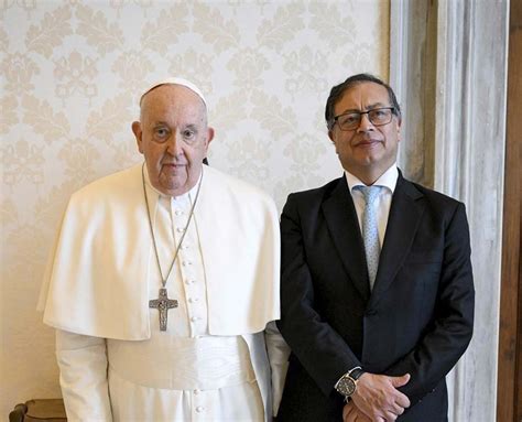 Francisco recibió a Petro en el Vaticano El Men