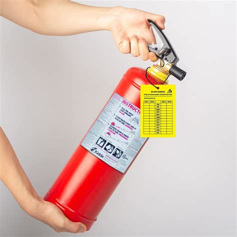 Fire Extinguisher Tag 25 Pack GotSafety