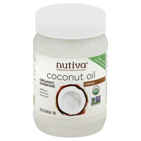 Nutiva Organic Extra Virgin Coconut Oil Shop Oils At H E B