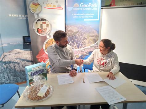 Cooperation Agreement Between Idrija Unesco Global Geopark And Biokovo