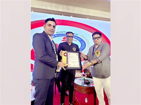 Save Earth Activist Sandeep Choudhary Honoured By National Pride Award