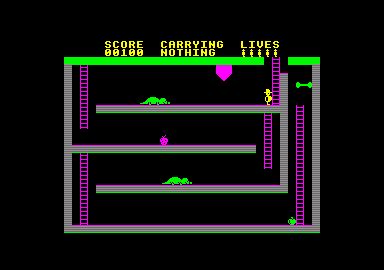 Screenshot Of Chuckie Egg Ii Amstrad Cpc Mobygames