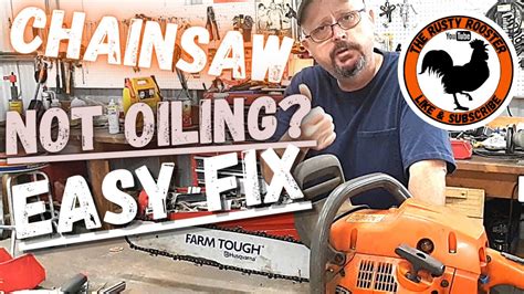 Chainsaw Not Oiling Check This First Easy Fix YouTube