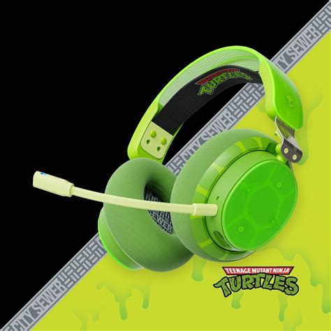 Skullcandy X TMNT Multi platform Wireless Gaming Headset Limited ...