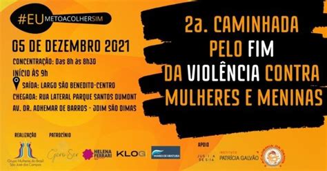 Caminhada pelo Fim da Violência contra Mulheres e Meninas 2021 em São