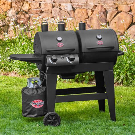 Dual Function 2 Burner Gas And Charcoal Grill Char Griller