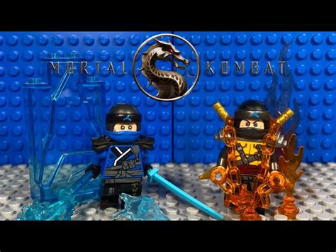 LEGO MORTAL KOMBAT CUSTOM MINIFIGS SCORPION MORTAL KOMBAT MOVIE 2021