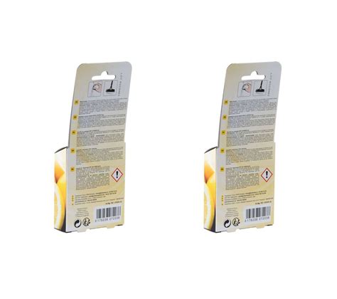 Lot de 2 x 4 Sachets de granulés de parfum pour aspirateur à la citron