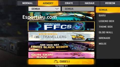 Cara Mendapatkan Skin Ffcs Grenade Free Fire Ff Esportsku