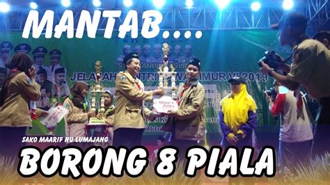 Sako Maarif Nu Lumajang Borong Piala Di Ajang Jelajah Santri Jatim Vi