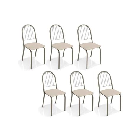 Cadeira De Cozinha Noruega C Kit Un Niquel Nude MadeiraMadeira