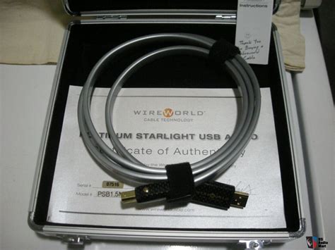 WireWorld Platinum Starlight 7 USB Cable 1 5M For Sale Or Trade US