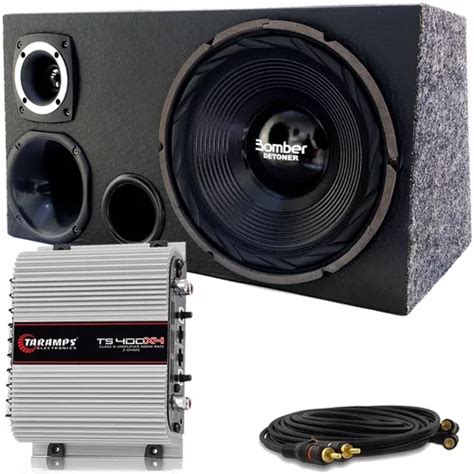 Caixa Trio Wrms Completa Sub Modulo Taramps X