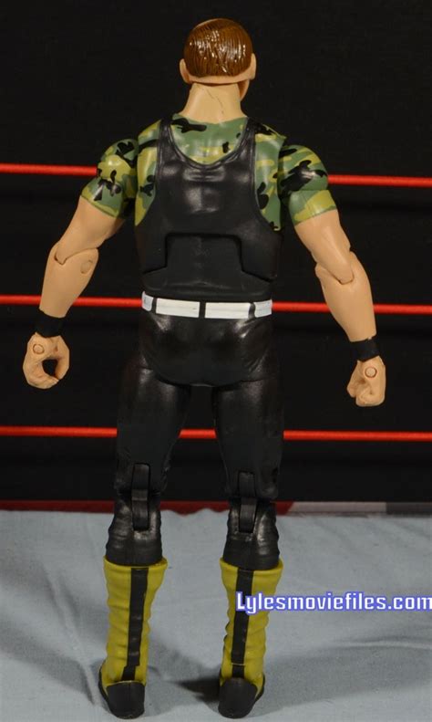 Sgt. Slaughter WWE Hall of Fame figure – rear detail | Lyles Movie Files