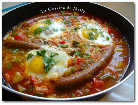 Chakchouka Aux Merguez Et Oeufs La Cuisine De Nelly