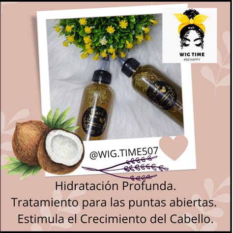 Aceite Capilar De Coco Organico Wig Time 507