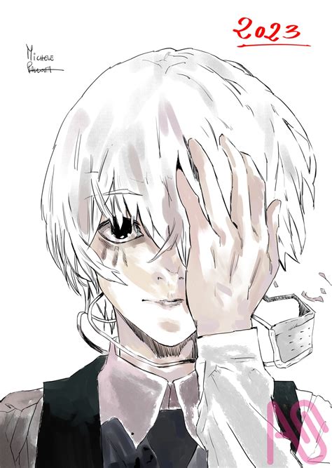 Tokyo Ghoul Re Kaneki Michele Pallotta Illustrations Art Street