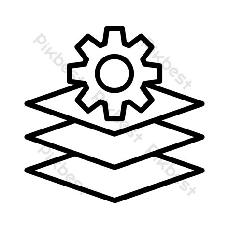 layer icon layers  vector png images ai   pikbest