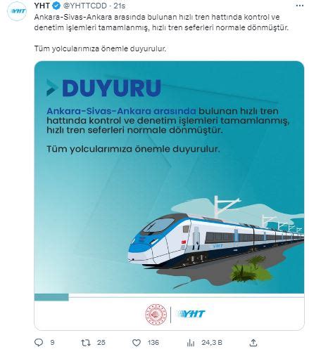 Ankara Sivas hızlı tren hattıyla ilgili çok önemli açıklama Büyük Sivas