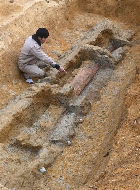 奈良の富雄丸山古墳から「国宝級」の銅鏡・鉄剣が出土 [写真特集9 16] 毎日新聞