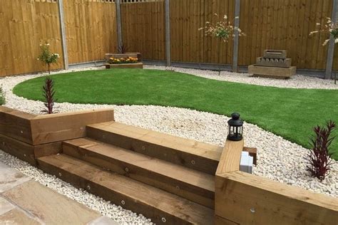 Small Garden Design With Railway Sleepers Fasci Garden