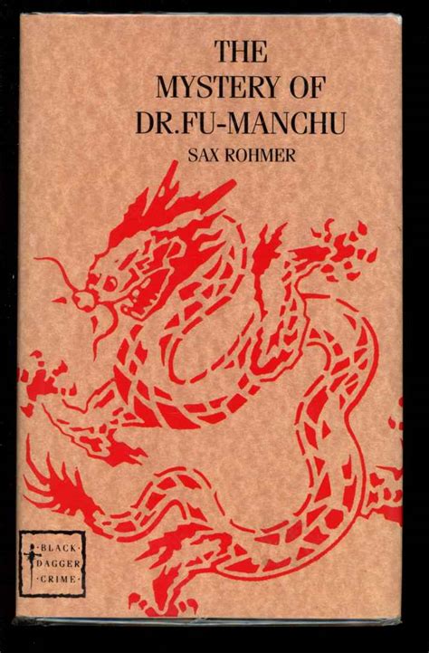 Mystery Of Dr Fu Manchu Sax Rohmer 1992 NF NF Black Dagger