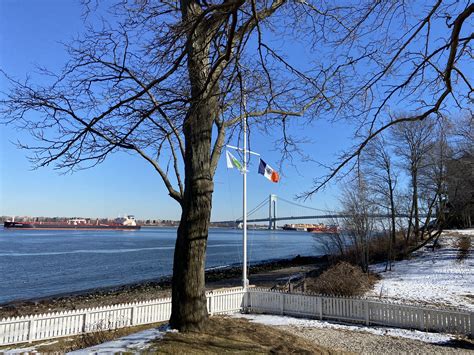 Verrazzano Narrows Bridge from house another view – Side of Culture