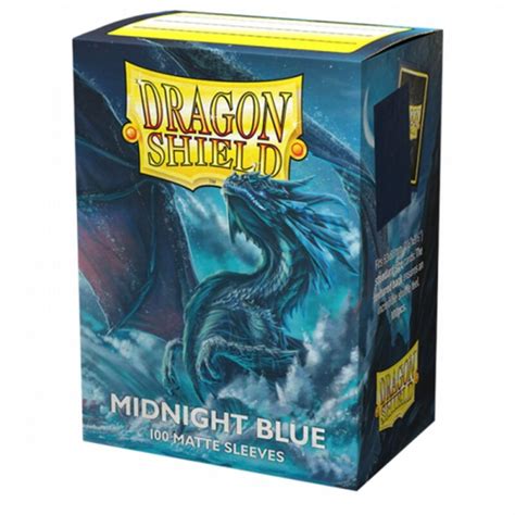 Dragon Shield Standard Matte Sleeves Midnight Blue 100 799