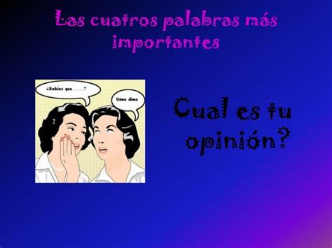 Las Palabras Mas Importantes Ppt