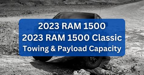 2023 Ram 1500 Towing Comparison