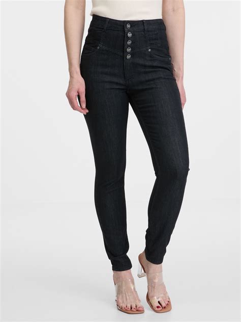 Blugi negri de damă skinny fit ORSAY Orsay ro Magazinul electronic