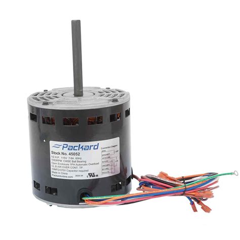 Hp Rpm Spd Volt Psc Motor Packard Online