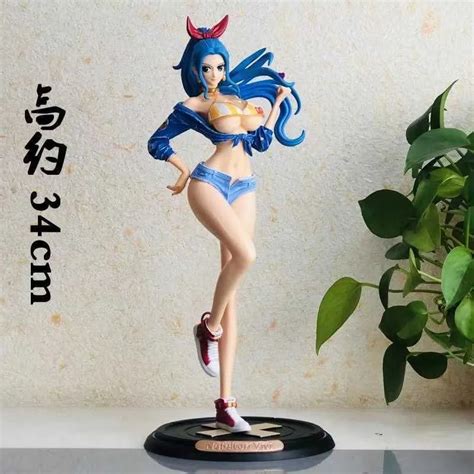 One Piece GK Nefeltari Vivi Catwoman Action Figure 34cm PVC Statue Of