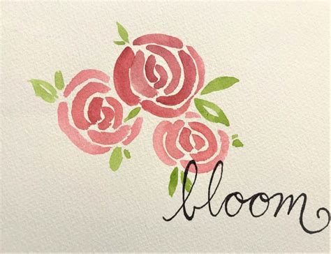 How To Paint a Simple Watercolour Rose for Beginners | SCYAP