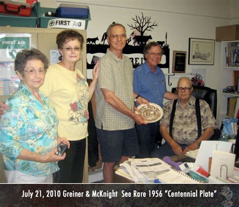Centennial Plate Group Photo The Cross At Kerrville