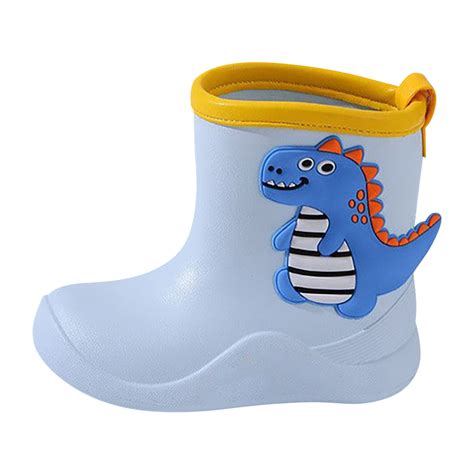 Wilucolt Boys Boots Toddler Kids Children Rain Boots Boys Girls Baby