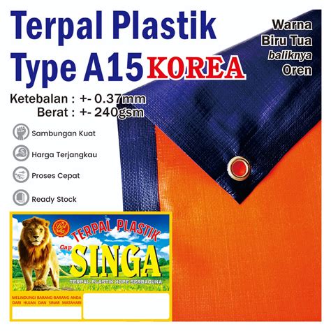 Terpal Plastik A15 Ukuran 6x8 Meter Jual Terpal 46 OFF