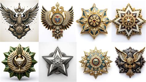 ArtStation - A Global Collection of 100 Military Badges | Artworks