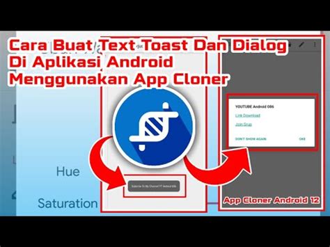 Cara Buat Text Toast Dan Dialog Di Aplikasi Android Aplikasi Kloning