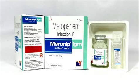 Allopathic Meropenem Injection Ip Strength Gm At Rs Piece In