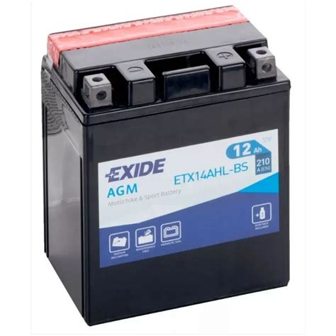 Bateria Exide ETX14AHL BS AGM 12Ah