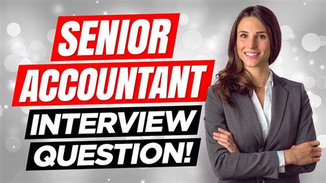 SENIOR ACCOUNTANT Interview Questions Answers How To PASS A Senior