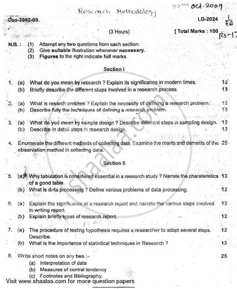 Research Methodology 2009 2010 M Accountancy IDOL Correspondence