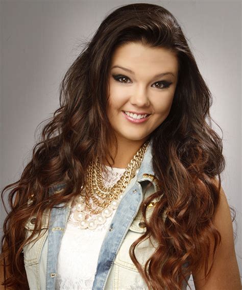 Long Brunette Hairstyle With Bounce Waves Hairstyles