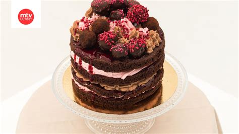 Naked Cake Lauran Nakukakun Vadelma Nougatvaatteet Resepti Makuja