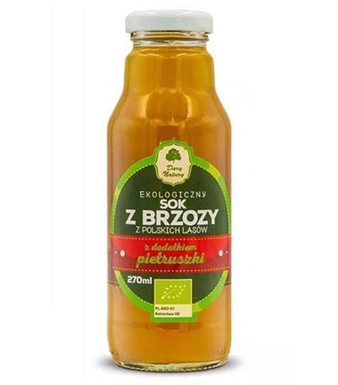 Dary Natury Ekologiczny Sok Z Brzozy Naturalny 270 Ml Cena Opinie