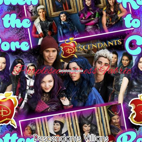 Descendants Villains – Purpleseamstress Fabric