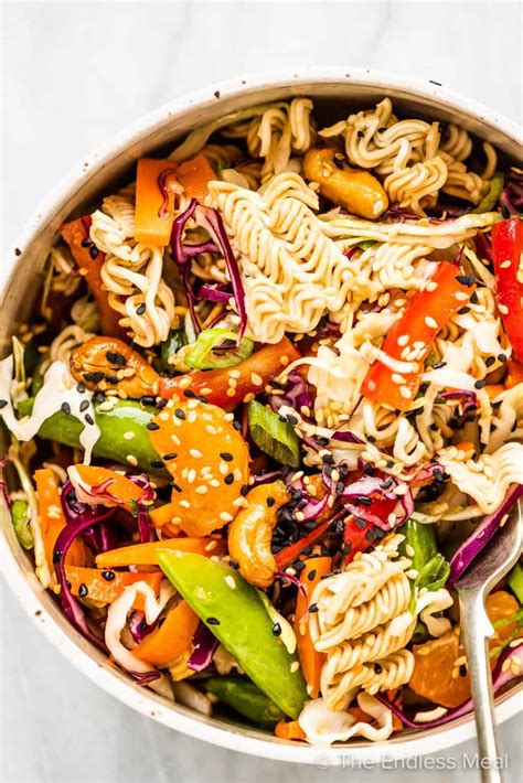 BEST Ramen Noodle Salad Recipe The Endless Meal