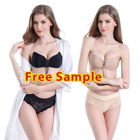 Wholesale Multiple Styles Anti Bump Invisible Strapless Reusable