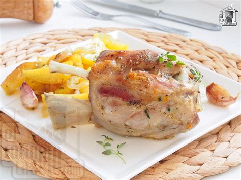 Codillo De Cerdo Al Horno El Cocinero Casero Carnes